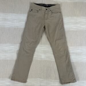 Chaps Slim Straight Fit 5-Pockets Khaki Pants Beige Size‎ 30x30
